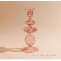 Bình hoa thủy tinh màu tinh thể cao nguyên thủy tinh